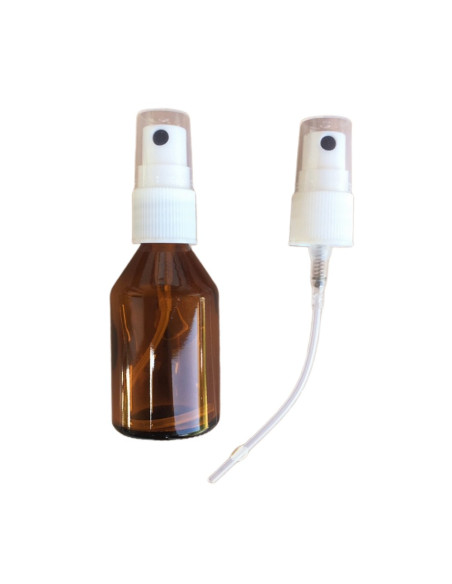 Frasco de Vidrio color ambar Spray 30 Ml