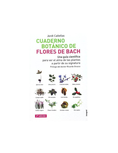 Libro Cuaderno Botanico de Flores de Bach (Jordi Cañellas)