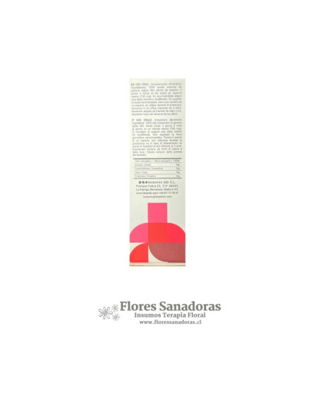Geranio Egipto - Aceite Esencial 10 ml Terpenic