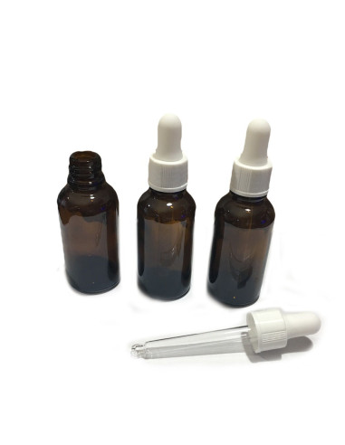 Frasco de Dilución 30 Ml Individual Ambar