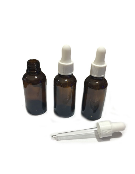 Frasco de Dilución 30 Ml Individual Ambar