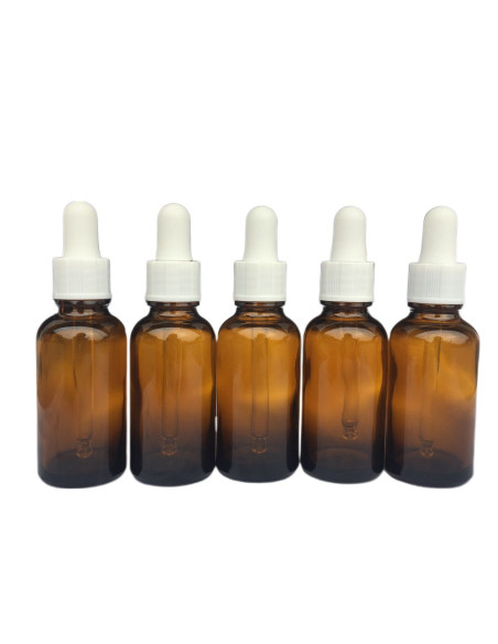 Frasco de Dilución 30 Ml Individual Ambar