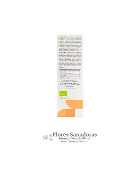 Mandarina Roja - Aceite Esencial 10 ml Terpenic