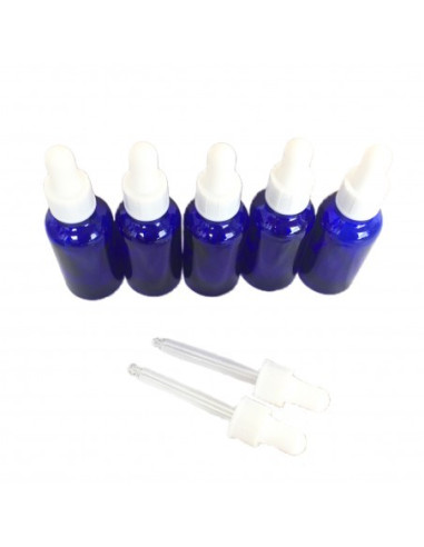 5 unidades de Frascos Azules Gotario de 30 ml -...