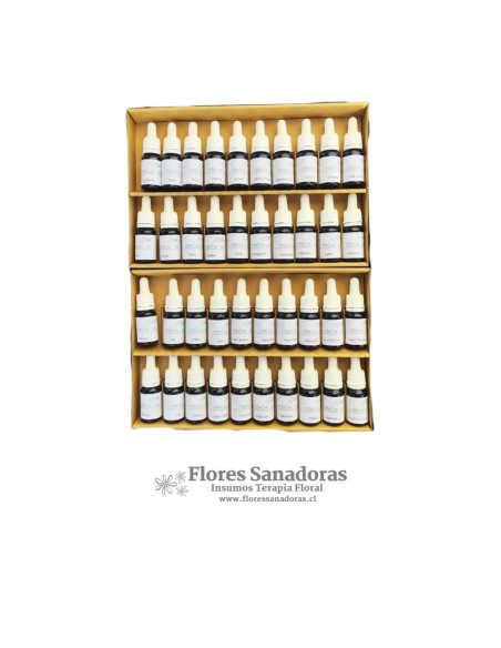 Set de Flores de Bach El Jardi de Les Essencies de 12 ml (CAJA DE MADERA)