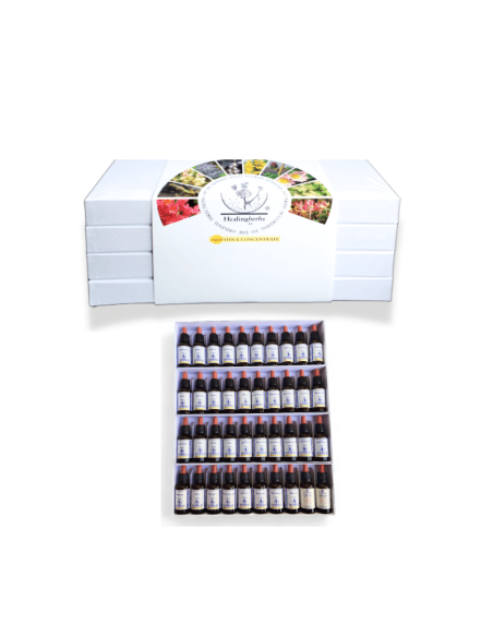 Set de Flores de Bach 30 ml Healing Herbs, 40 botellas