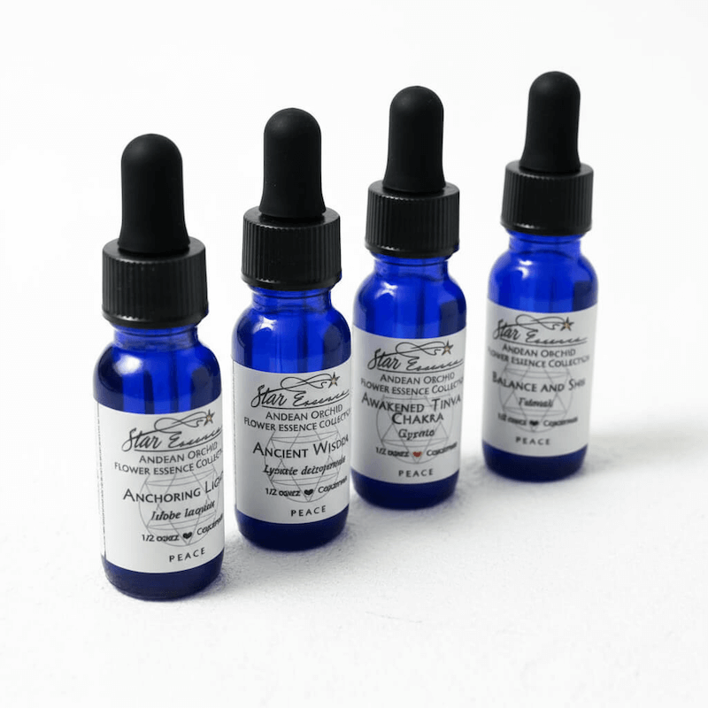 Orquídeas de Machu Picchu Star Essences – colección Anchoring Light y Ancient Wisdom